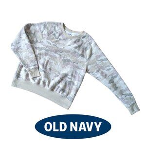 OLD NAVY Camo Beige Sweatshirt S Preloved